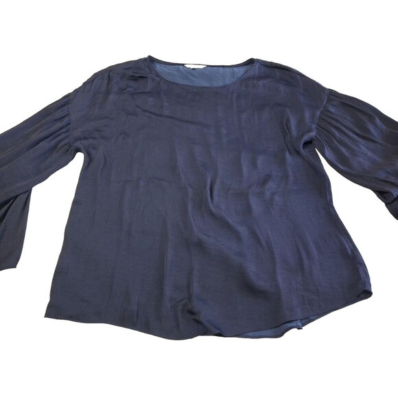 Naked Zebra Long Flowing Sleeves Bell Shaped Torso, Size Small Dark Blue Women - Picture 2 of 12